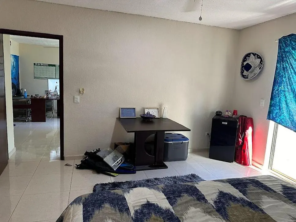 Homestay The Blue Room In Scuba House Playa del Carmen